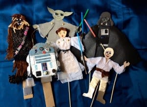 Remade Scotland: Star Wars stick puppets