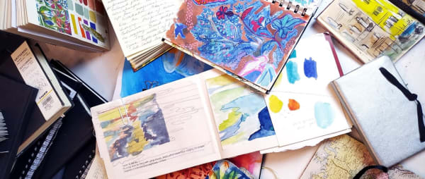 Our Creative Lives: Tactile Sketchbooking